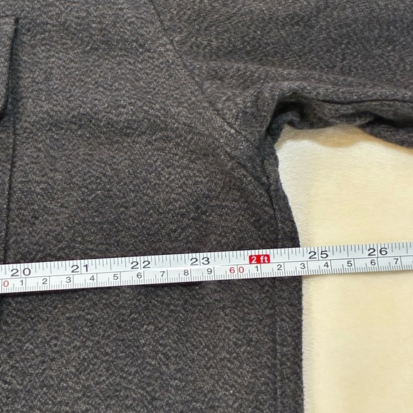 Abercrombie & Fitch 90s Oversized Shirt Mens Medium Gray Corduroy Collar Shacket - Picture 7 of 7